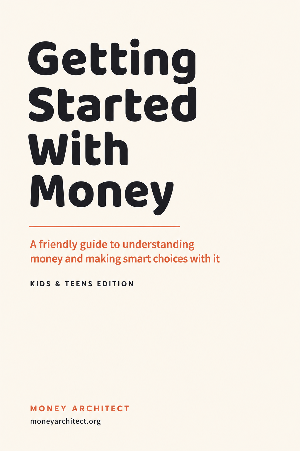 Cover of Getting Started With Money — KIDS & TEENS