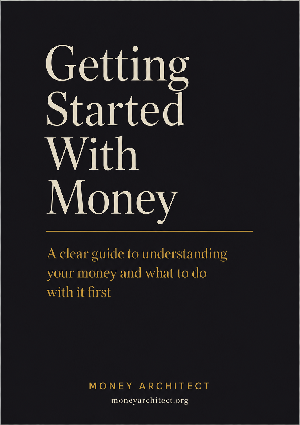 Cover of Getting Started With Money — ADULTS